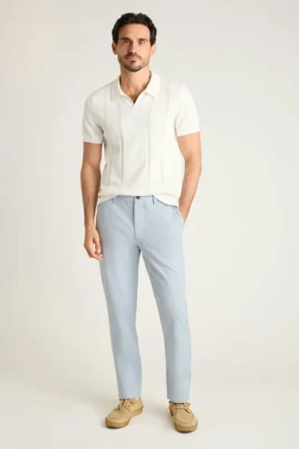 Adoptez un style décontracté avec le pantalon chino stretch pour homme 2.0 de Bonobos