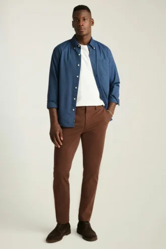 Adoptez un style décontracté avec le pantalon chino stretch pour homme 2.0 de Bonobos