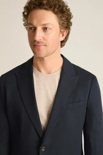 Blazer Cooper en lin italien et Tencel par Bonobos | Col en pointe