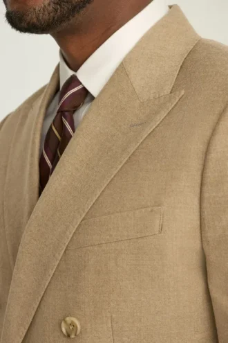 Blazer croisé en flanelle italienne Jetsetter