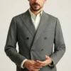 Blazer croisé en laine italienne Jetsetter