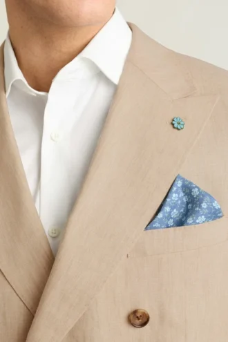 Blazer croisé en lin italien Jetsetter