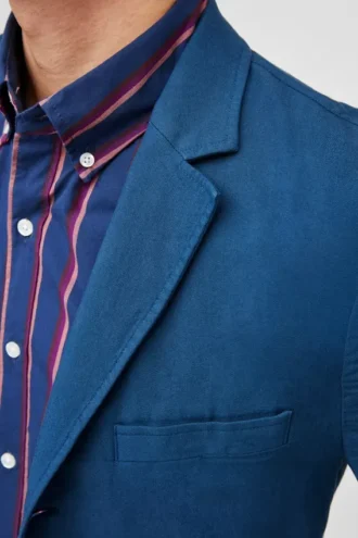 Blazer en coton stretch