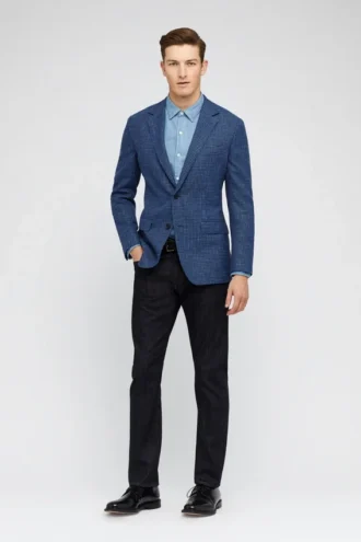 Blazer en laine unconstructed