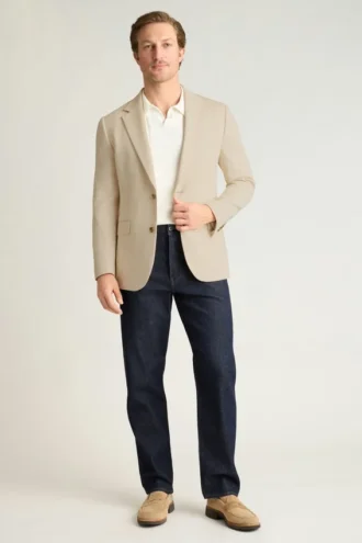 Blazer en lin pour homme par Bonobos | Modèle léger en mélange de tricot italien