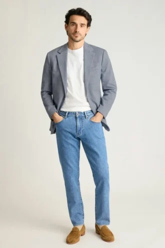 blazer en maille 1 8 330x495 - Blazer en maille