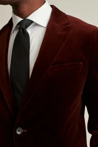 Blazer en velours stretch italien Jetsetter