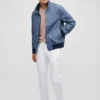 Blouson aviateur en chambray