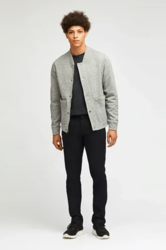 Blouson aviateur en molleton