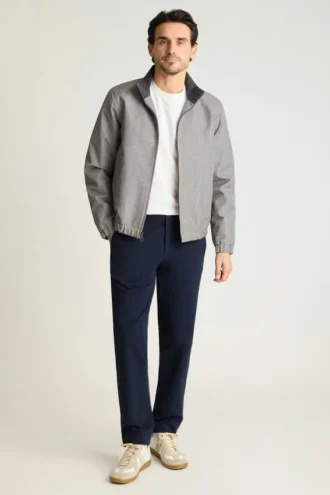 Blouson aviateur pour homme par Bonobos | Modèle léger et résistant aux intempéries