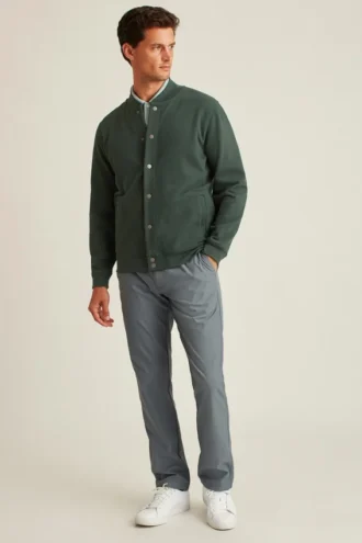 Bomber en molleton texturé