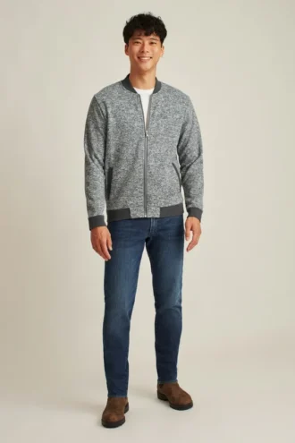 Bomber en polaire Sherpa