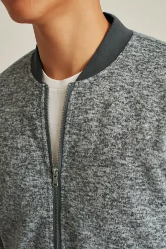 Bomber en polaire Sherpa