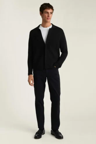 Bomber en tricot pour homme par Bonobos | Style blouson bomber en tricot de mérinos