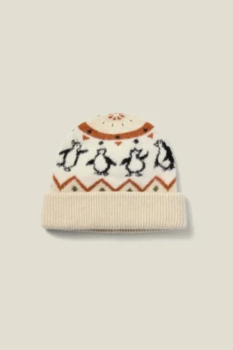 Bonnet Fair Isle pour homme par Bonobos | Bonnet d&rsquo;hiver festif en tricot