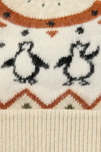 Bonnet Fair Isle pour homme par Bonobos | Bonnet d&rsquo;hiver festif en tricot