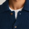 Cardigan brossé pour homme | Superposition légère et chaude