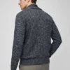 Cardigan châle en coton et cachemire