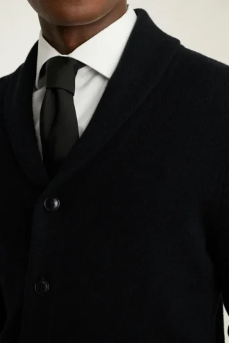 Cardigan en cachemire à col châle