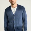 Cardigan en cachemire pour homme par Bonobos | Tricot en coton mélangé teint par immersion