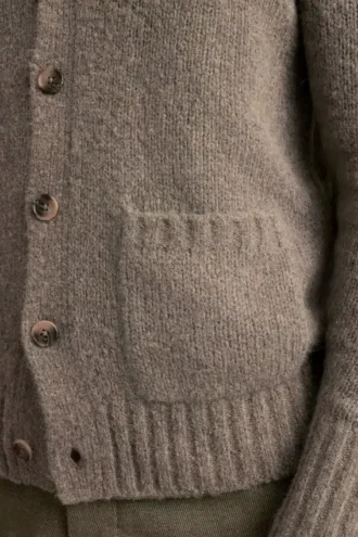 Cardigan en laine d&rsquo;alpaga