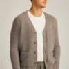 Cardigan en laine d&rsquo;alpaga