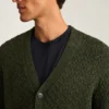 Cardigan à mailles torsadées pour homme par Bonobos | Mélange de mérinos, style traditionnel