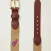 Ceinture avec motif brodé