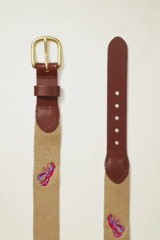 Ceinture avec motif brodé