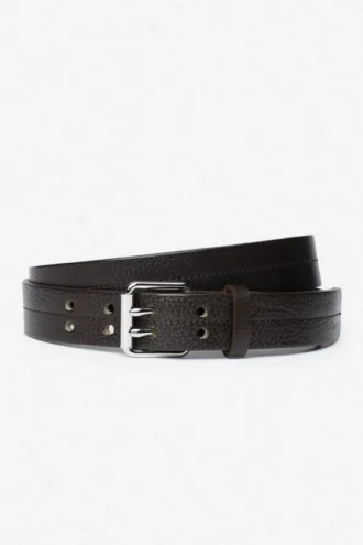 Ceinture décontractée à double boucle pour homme