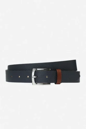 Ceinture en cuir grainé