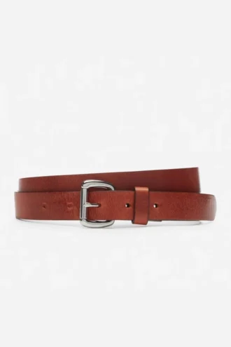 Ceinture en cuir étroite