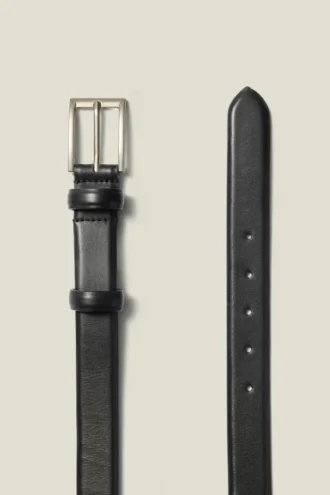 Ceinture habillée en cuir pour homme