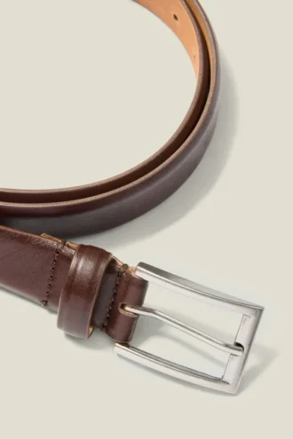 Ceinture habillée en cuir pour homme