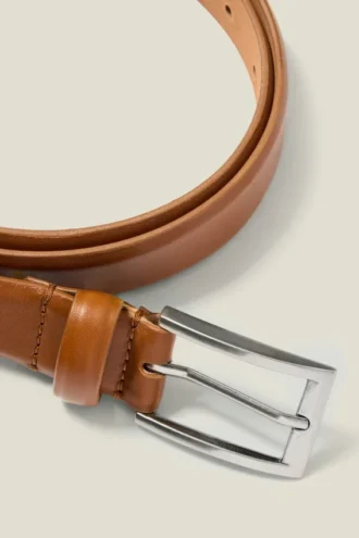Ceinture habillée en cuir pour homme