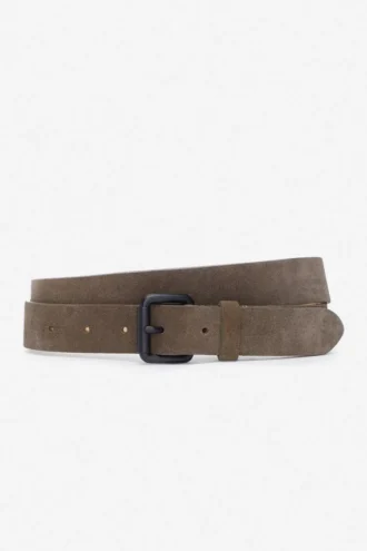 Ceinture monochrome en daim