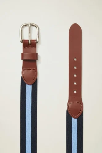 Ceinture à sangle rayée