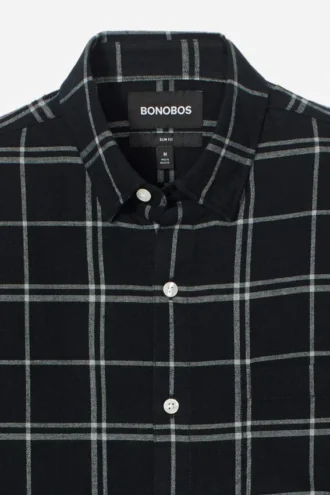 Chemise boutonnée brossée | Grandes tailles