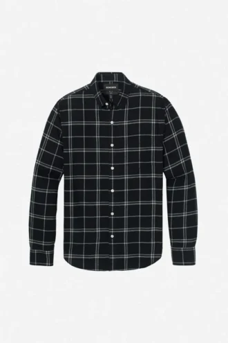Chemise boutonnée brossée | Grandes tailles