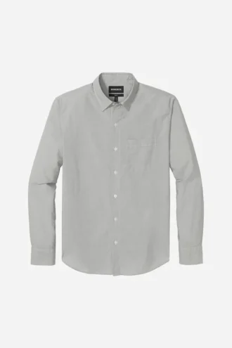 Chemise boutonnée délavée – Coton adouci