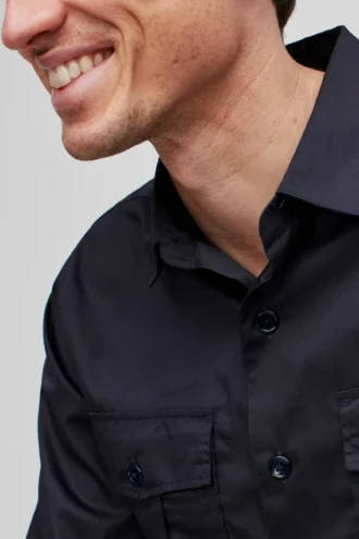 Chemise de camping à grandes poches