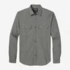 Chemise en chambray moucheté