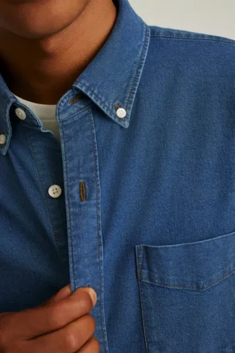 Chemise en denim de tous les jours