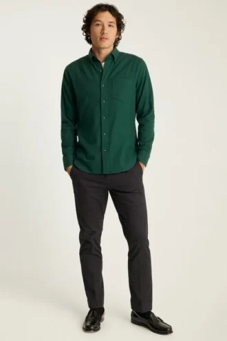 Chemise en flanelle légère et extensible