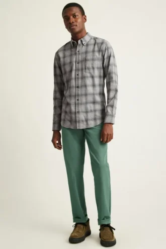 Chemise en flanelle légère et extensible