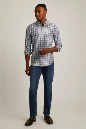 Chemise en flanelle légère et extensible