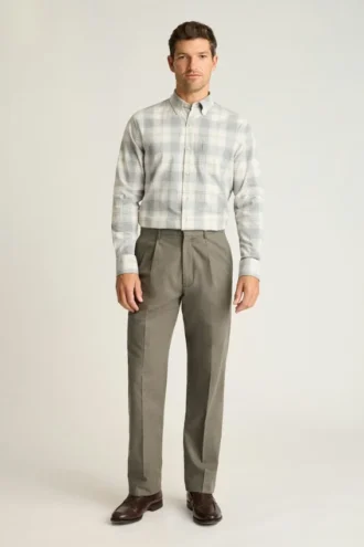 Chemise en flanelle légère et extensible