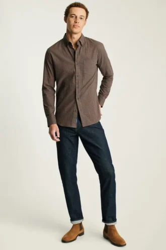 Chemise en flanelle légère et extensible