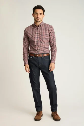 Chemise en flanelle légère et extensible