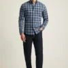 Chemise en flanelle légère et extensible